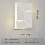 Nordic White LED Wall Lamp - Modern Simple Interior Bedside Lighting
