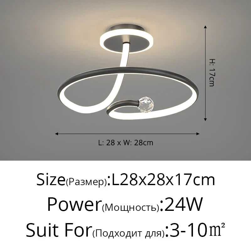 Modern LED Ceiling Chandelier for Home Decor Lighting Fixture