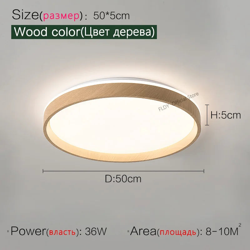 LED Ceiling Lamp: Simple Modern Round Study Bedroom Balcony Light