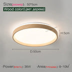 LED Ceiling Lamp: Simple Modern Round Study Bedroom Balcony Light