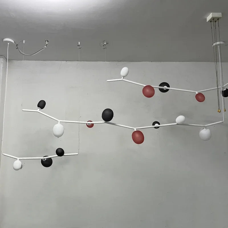 Glass Branch Chandelier: LED Home Decor Lighting for Living Room & Dining Table