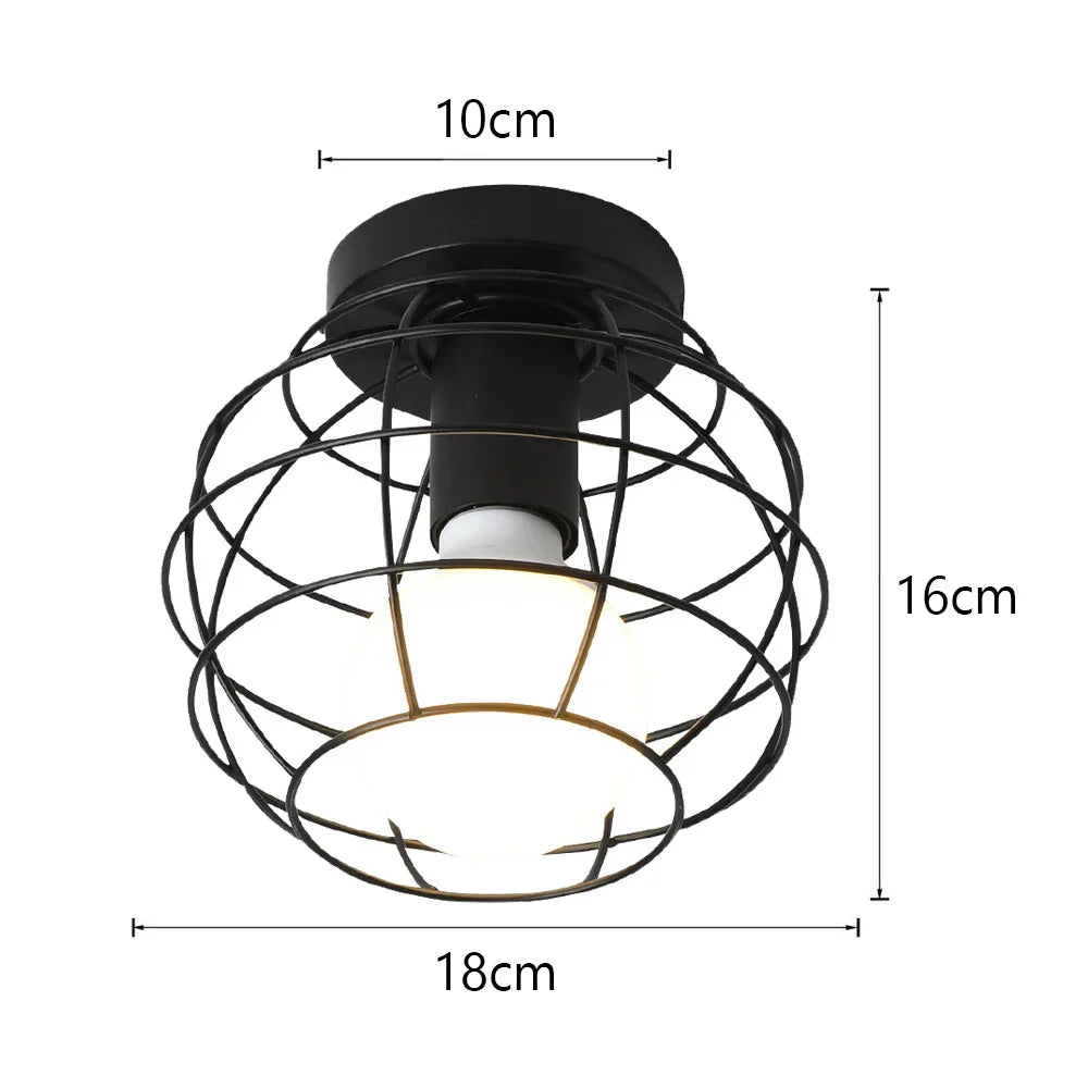 Vintage Industrial Ceiling Lamp Shade for Living Room Kitchen Home Decor