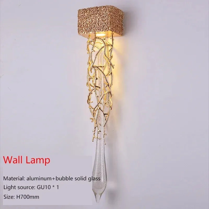 Branch Art Cage Crystal Chandelier for Modern Dining Room Lighting