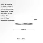 Aluminum LED Pendant Lamp for Kitchen Dining Island Suspended House Lighting