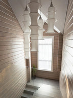 Wabi Sabi Cloth Ceiling Lamp: Japan-inspired Pendant Light for Stylish Home Decor