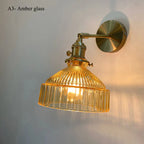 Glass Shade LED Wall Lamp for Luxury Living Room Decor