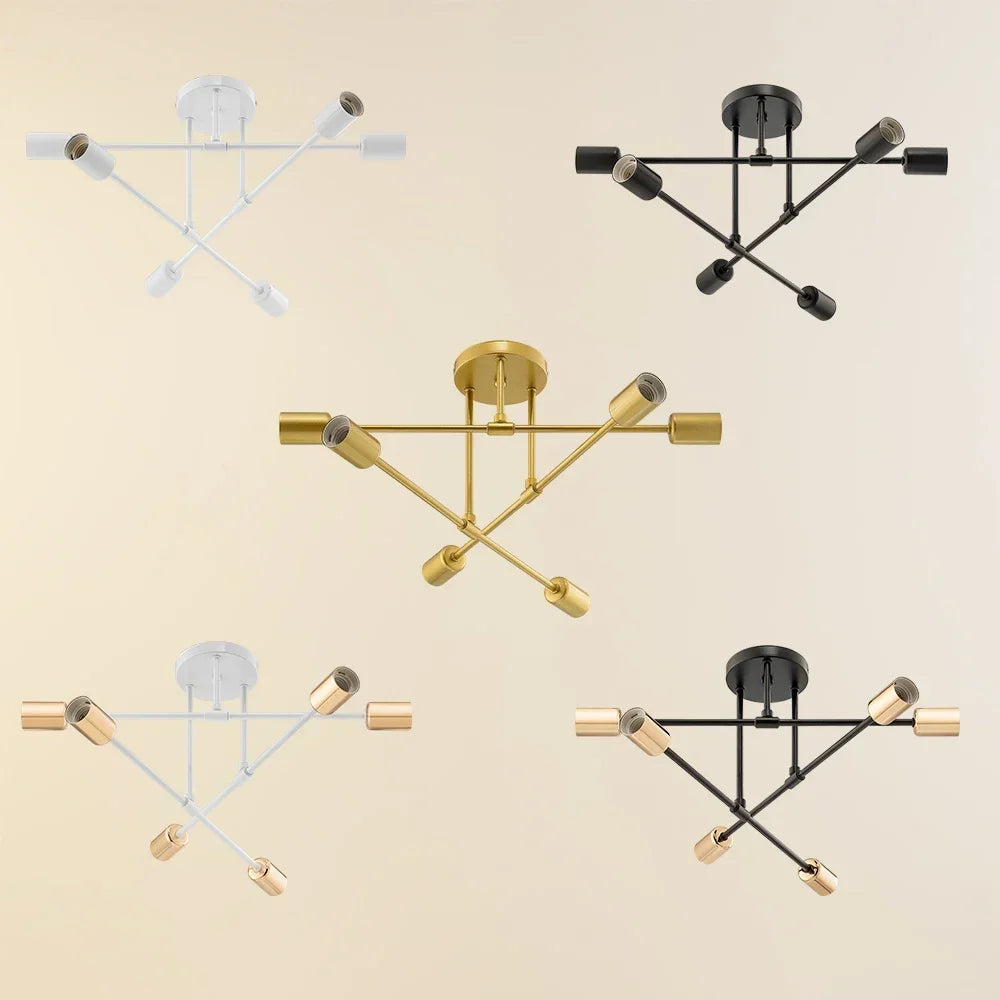 LED Chandelier Pendant Light Modern Style E27 Lamp for Bedroom Dining Room