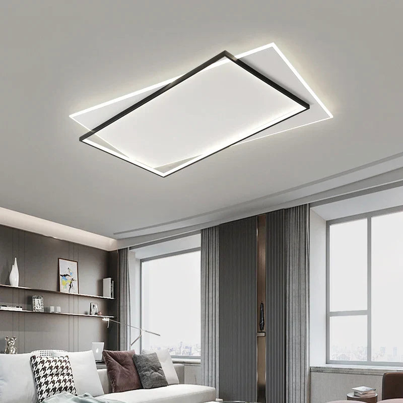 Nordic LED Ceiling Lamp for Living Room Bedroom Study Indoor Decor