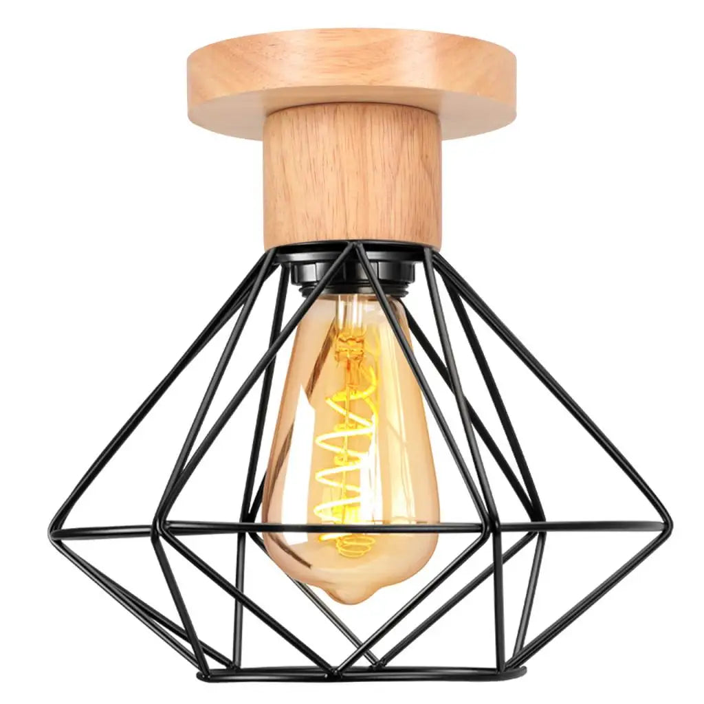 Vintage Iron Ceiling Light for Bedroom, Kitchen, Living Room