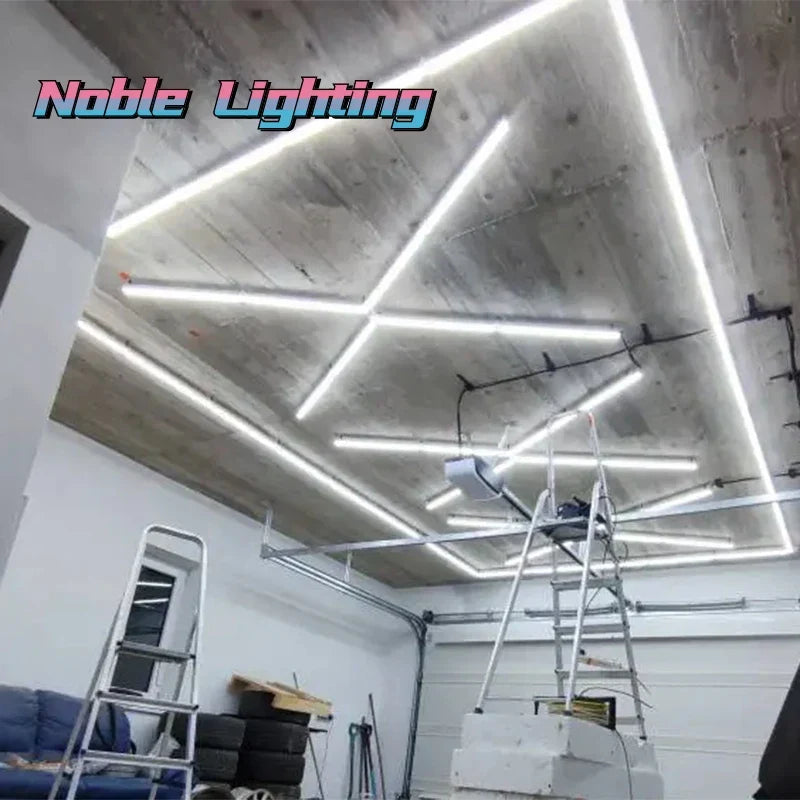 Hexagon Honeycomb LED Garage Ceiling Light