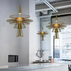 Metal Cord Pendant Chandelier for Loft Luxury Home Decor Lighting