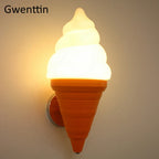 Modern LED Ice Cream Wall Sconce for Home Decor & Cafe Lighting