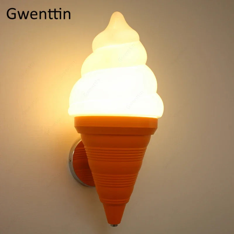 Modern LED Ice Cream Wall Sconce for Home Decor & Cafe Lighting
