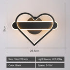 LED Acrylic Wall Light Shade for Bedroom Living Room Home décor
