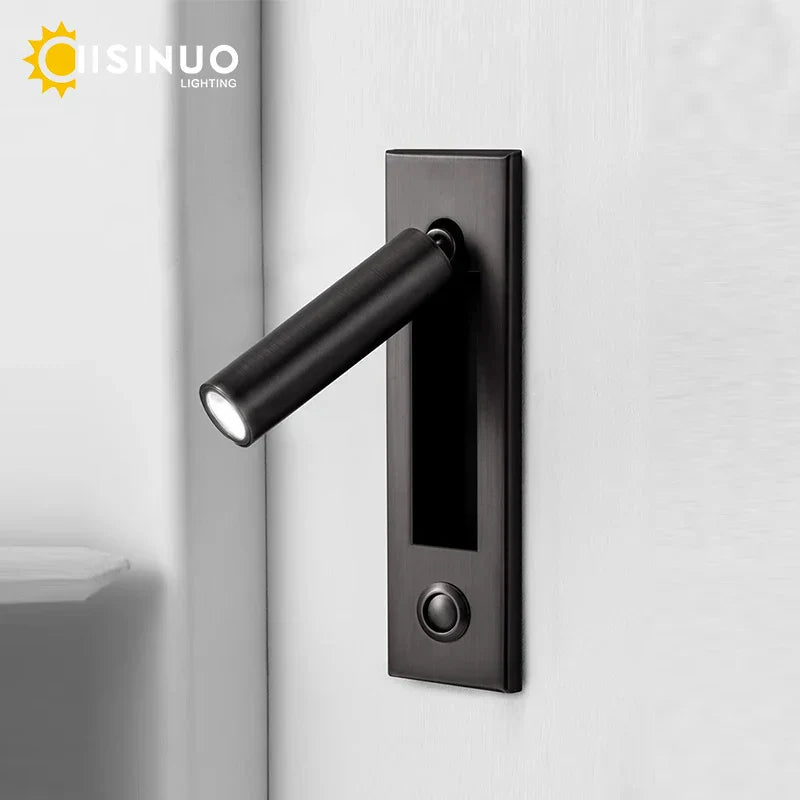 Rotating LED Wall Lamp for Bedroom & Hallway Lighting