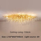 Crystal Ceiling Chandelier: Modern Luxury for Living, Dining, Bedroom, Hotel, Hall, Home Decor