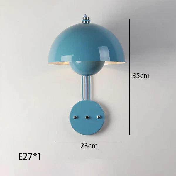 Colorful LED Bedside Wall Lamp for Bedroom Living Room Hotel Children Room