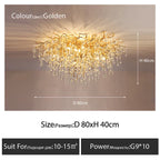Crystal Ceiling Chandelier - Luxury Lighting for Modern Spaces