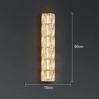 Crystal LED Wall Lamp for Living Room Aisle Bedroom Staircase Decoration