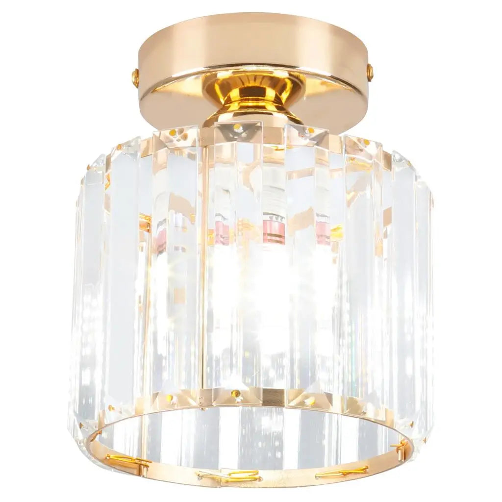 Gold Iron Cage Ceiling Light Modern Nordic Decor Retro Loft Fixture E27