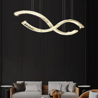 Crystal Chandelier Pendant Lamp Hanging Light for Living Room