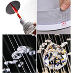 Spiral Crystal Chandelier: Luxury Staircase Hall Light Fixture for Living & Dining Room