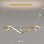 Modern LED Chandelier Pendant Lamp for Dining Room Interior Lighting