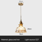 Nordic Flower Glass Pendant Chandeliers for Restaurant Cafe Hotel Decoration