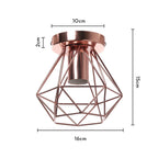 Vintage Industrial Ceiling Light Shade for Modern Kitchen Living Room Decor