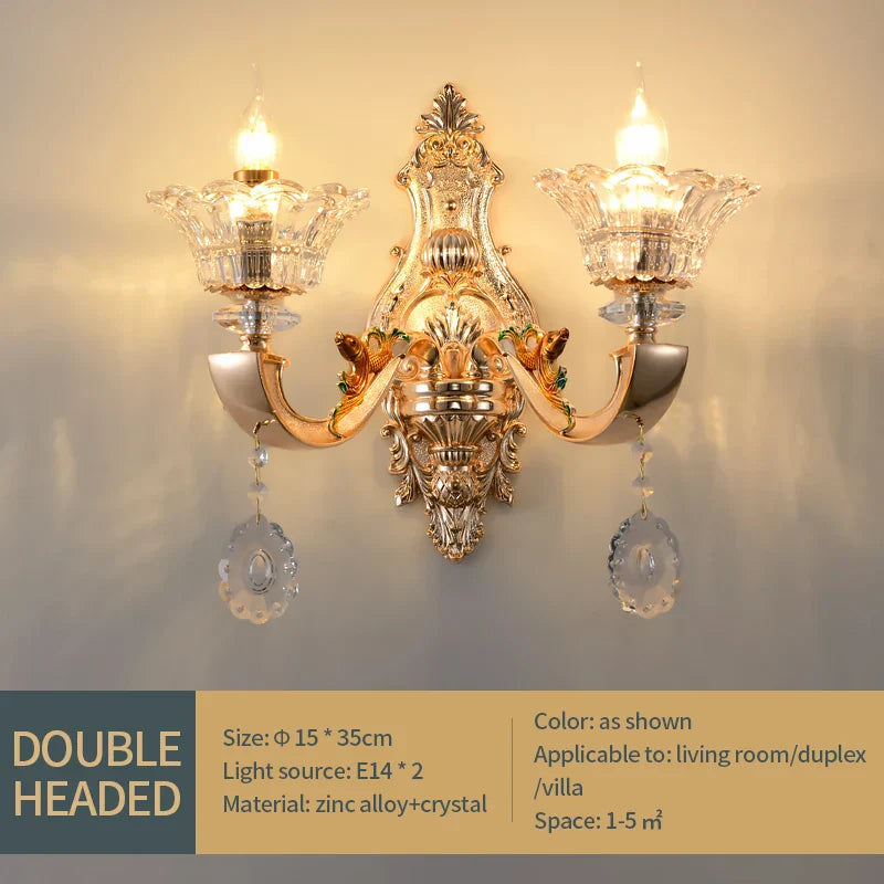 Crystal Chandelier Pendant for Villa Duplex, Hotel Lobby, European Décor