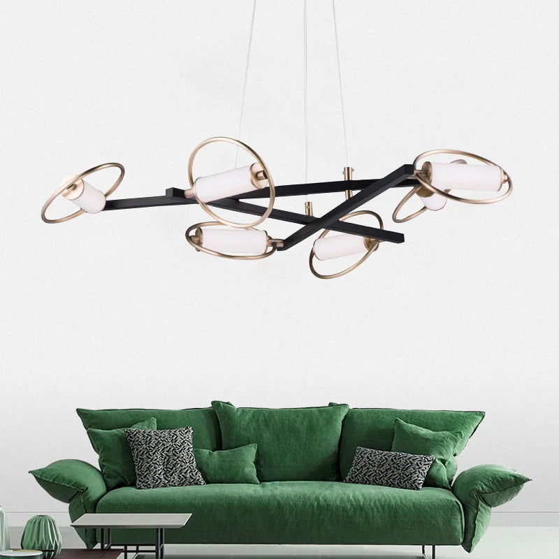 Circular Ring LED Ceiling Chandelier for Home Decor & Lighting Fixtures