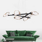 Circular Ring LED Ceiling Chandelier for Home Decor & Lighting Fixtures