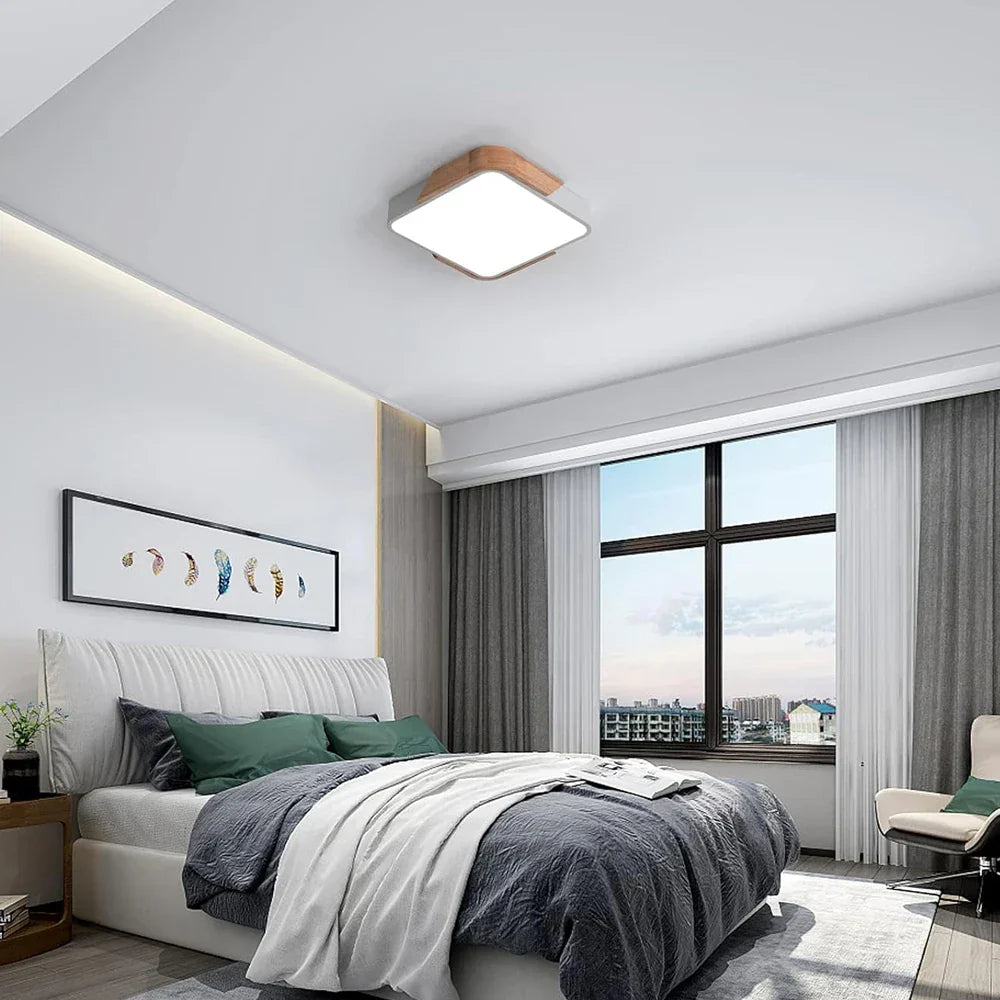 LED Ceiling Light: Modern Bedroom Chandelier for Home Decor