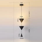 Modern Minimalist Porch Bedroom Lamp Creative Conical Small Chandelier