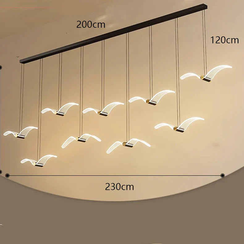 Modern LED Chandeliers for Living and Dining Room Lighting