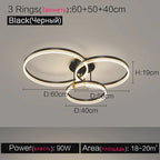 New Nordic Ceiling Lamp: Modern, Creative, Elegant Lighting for Bedroom and Living Room