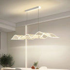 Nordic Wave Acrylic LED Chandelier Dining Room Pendant Lights