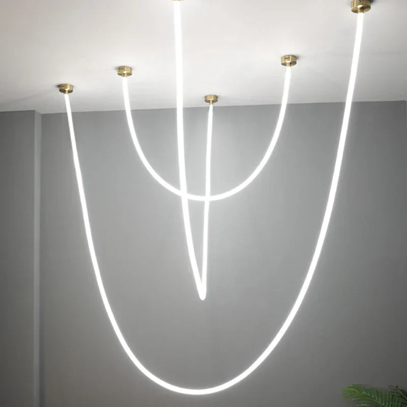 Modern LED Chandelier for Living Room, Restaurant, Hotel, Office - Minimalist Aesthetic