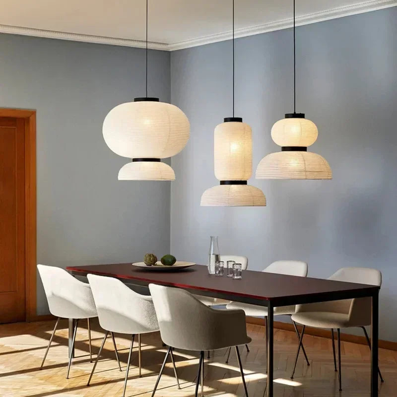 Japanese Paper Pendant Lights Dining Room Chandelier