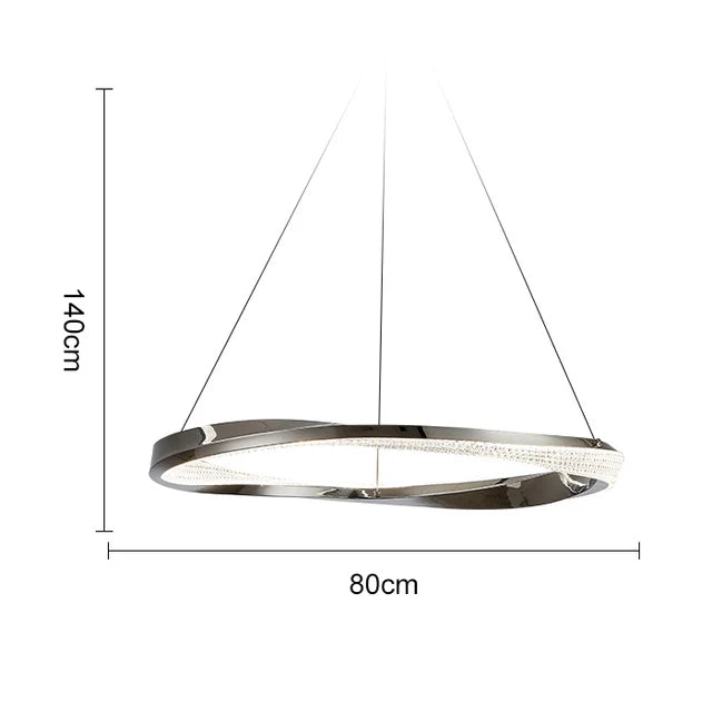Modern Designer Circular Pendant Lamp for Living, Dining, and Bedroom