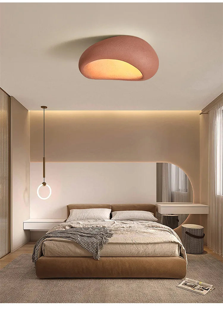 Wabi Sabi E27 Ceiling Chandelier for Home Art Deco Lighting