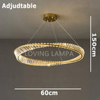 Crystal Stainless Steel Ceiling Pendant Light for Luxurious Living