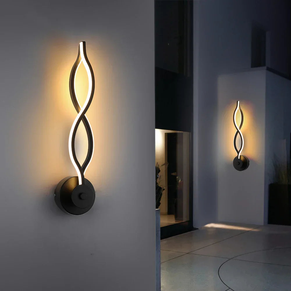 Modern Nordic LED Wall Lamp Sconce Light for Bedroom Living Room Aisle