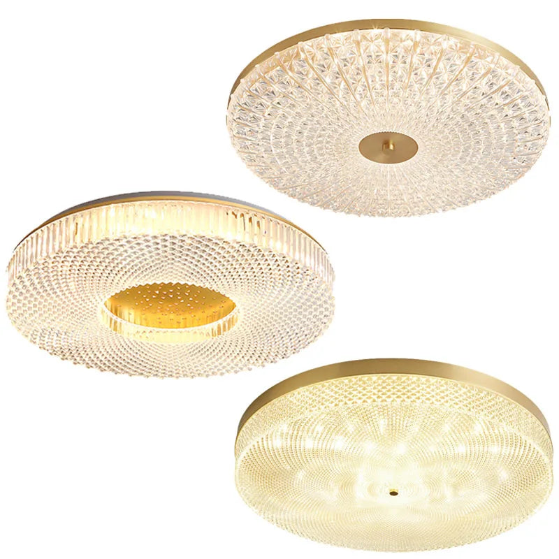Round Acrylic Ceiling Lamp: Modern Light Luxury for Bedroom & Living Room