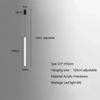 Acrylic Stair Pendant Lights for Modern Villa Decor - Duplex Loft LED Chandelier