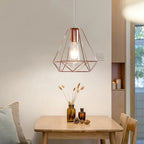 Industrial Metal Cage Pendant Lamp for Home Lighting