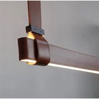 Minimalist Leather Pendant Lamp for Restaurants, Bars, and Tea Rooms