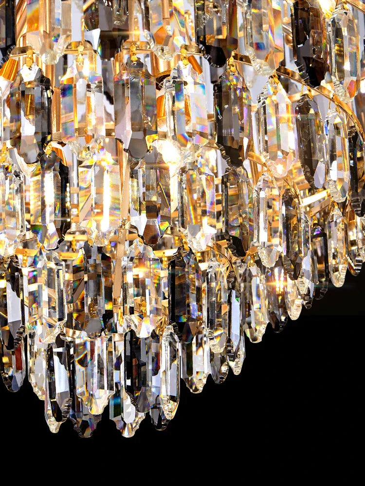 Crystal Pendant Chandelier for Home, Hotel, Restaurant - Luxury Duplex Hall Light