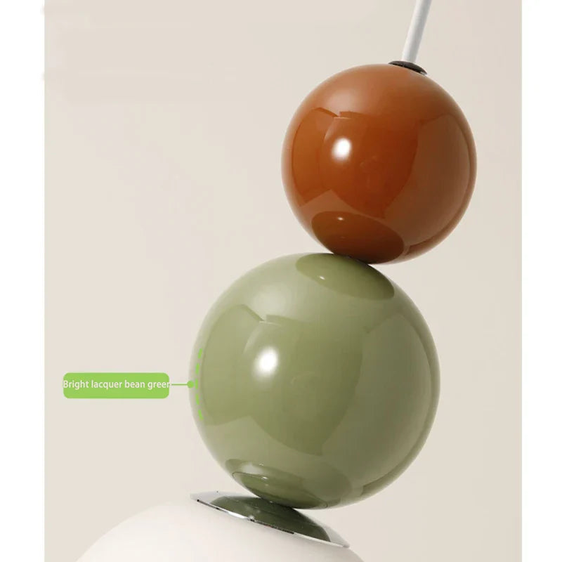 Cream Style Modern Minimalist Nordic Pendant Light for Master Bedroom