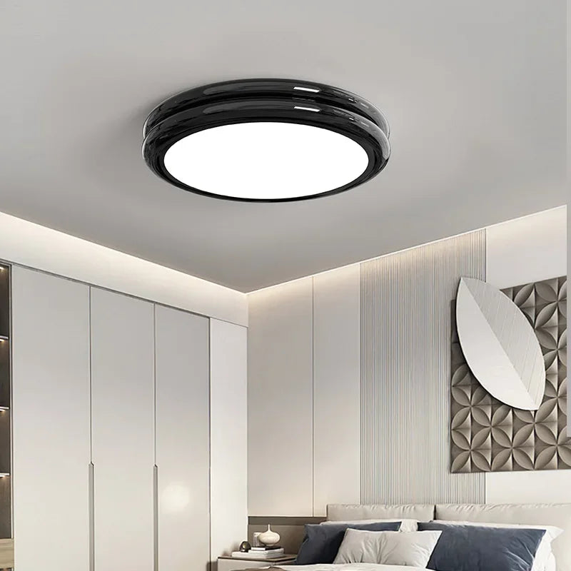 Modern Minimalist LED Round Ceiling Light for Bedroom Indoor Decor